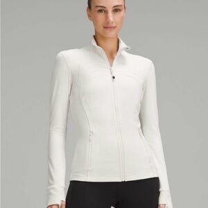 lululemon athletica White Zip-Up Athletic Jacket